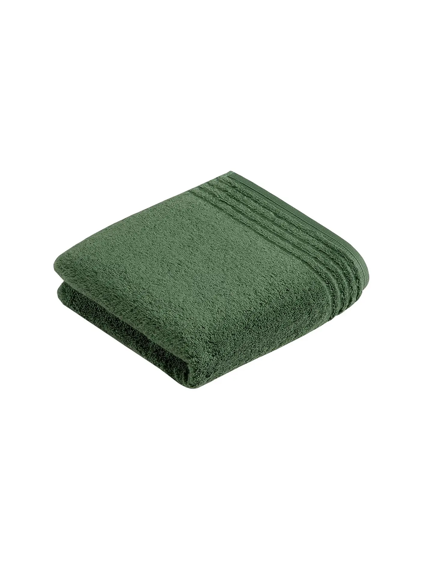 VOSSEN | Handtuch "Vienna Style - Supersoft" 50x100cm (Light Grey) | olive